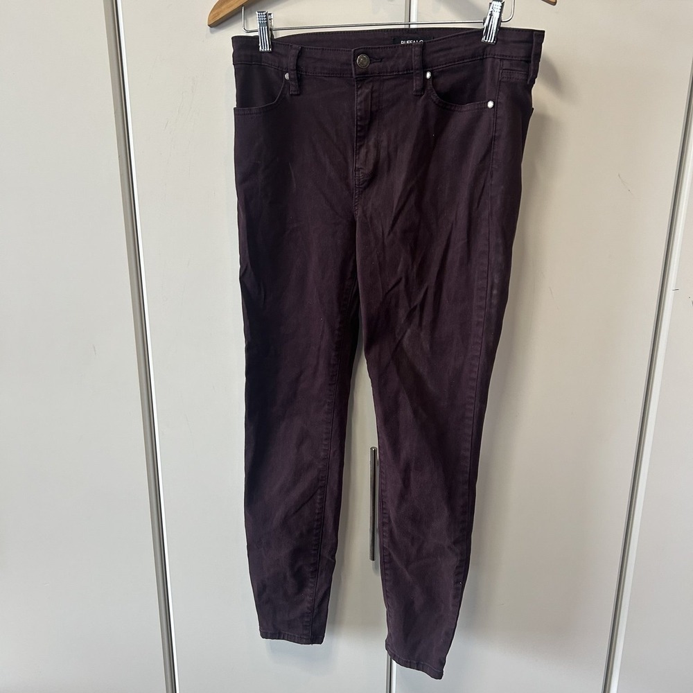 Buffalo David Bitton Hanna High Rise Soft Stretch Skinny Jeans Purple 6/28